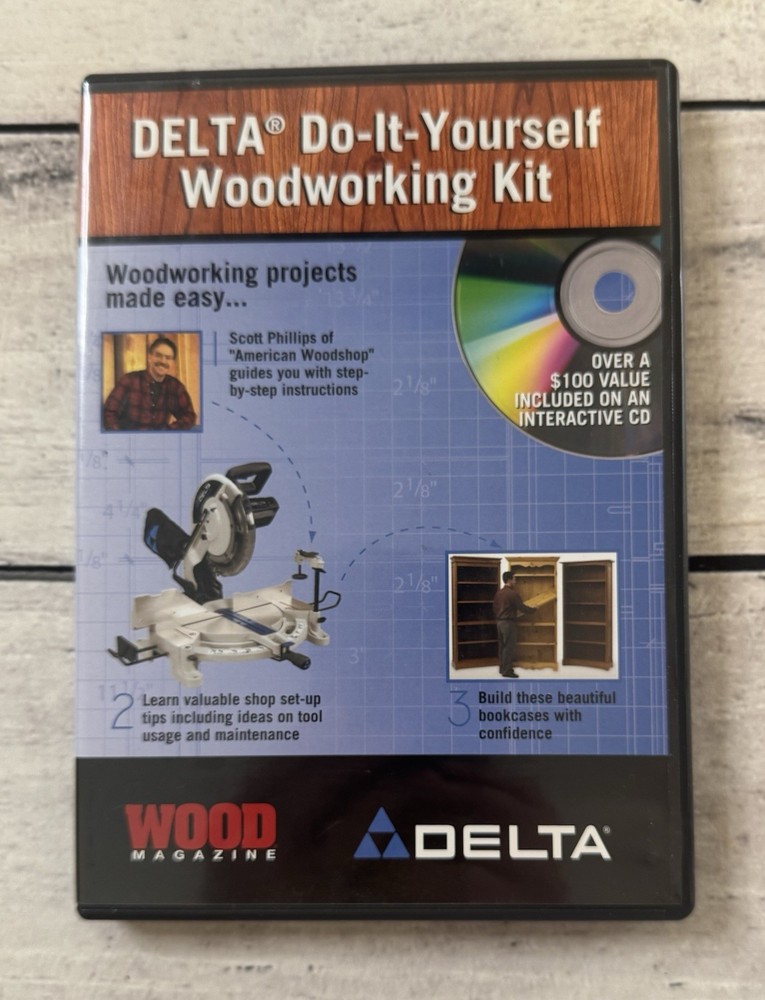 Delta Do It Yourself Woodworking Kit (PC CD-Rom)