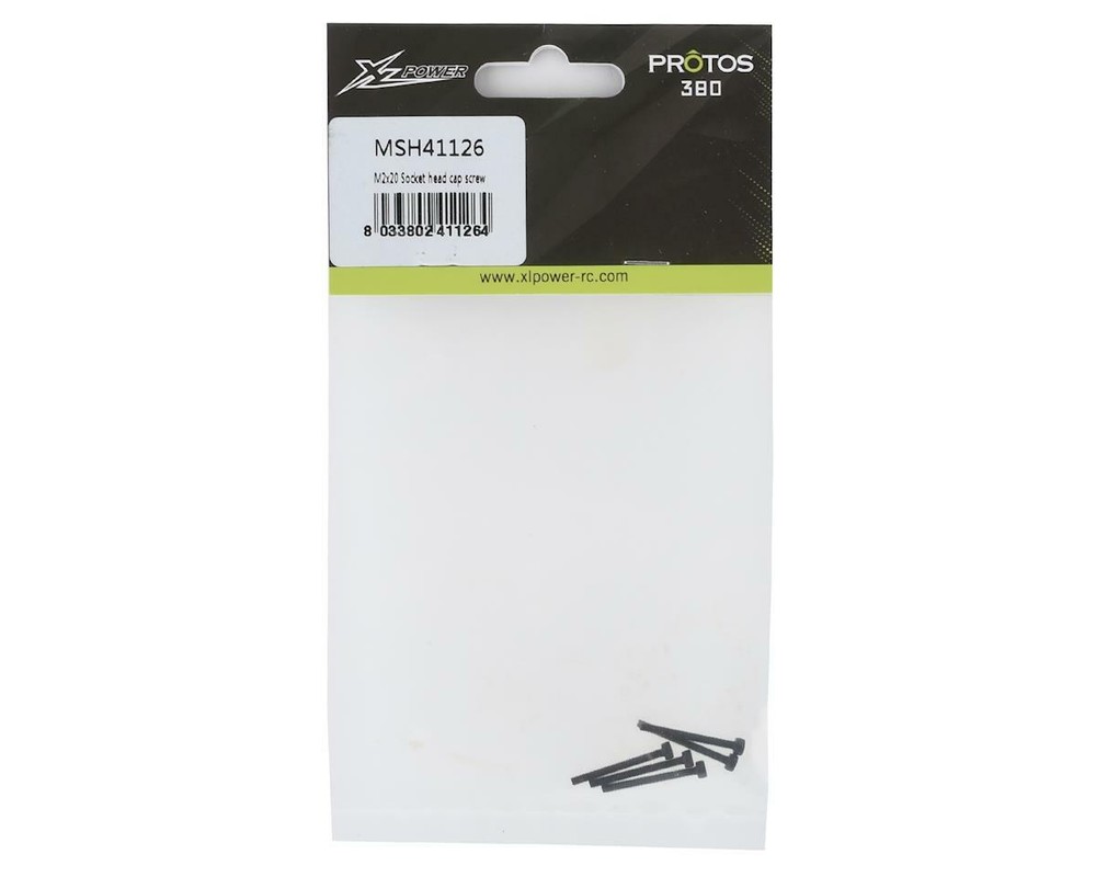 MSHeli 2x20mm Socket Head Cap Screw (5) [MSH41126]