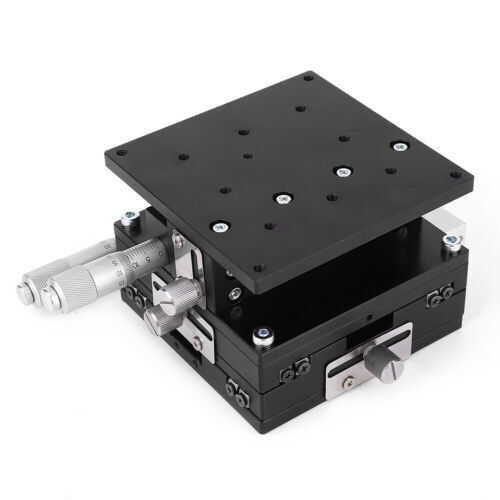 XYZ 3 Axis Manual Linear Stage Precision Slide Table Adjustable Motion Platform