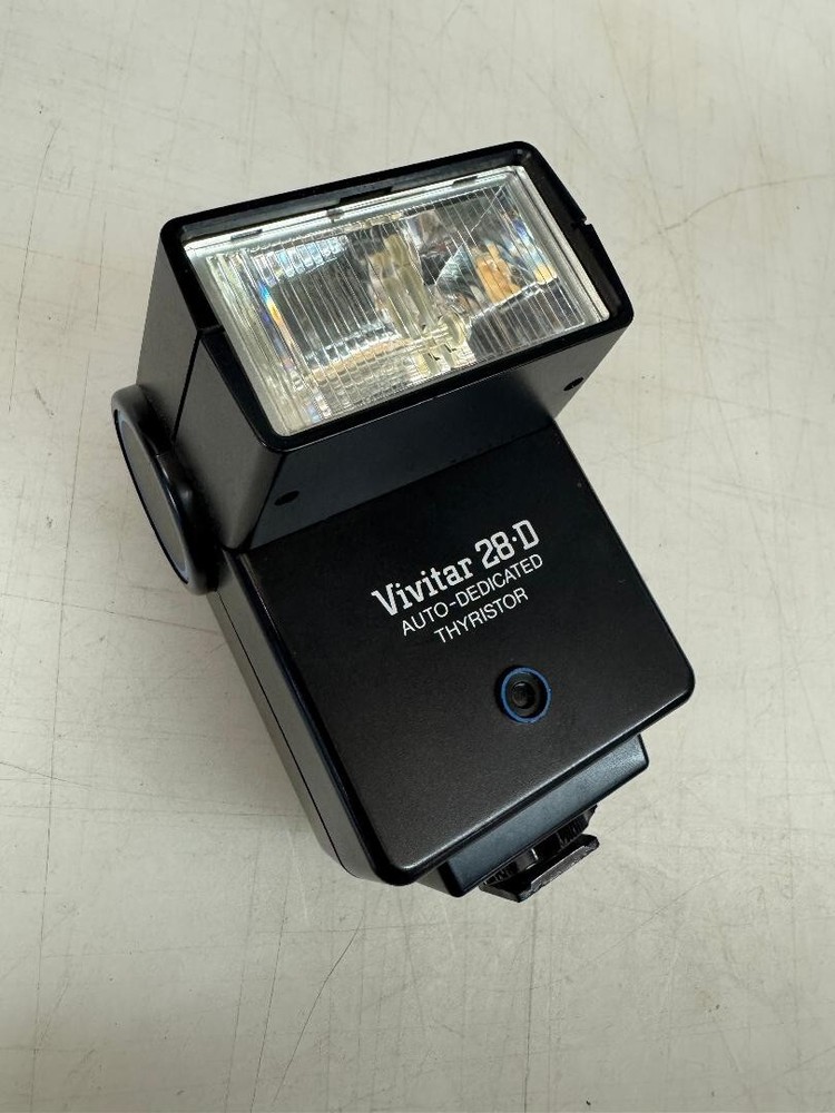 VIVITAR 28.D 28D FLASH AUTO-DEDICATED THYRISTOR UNTESTED