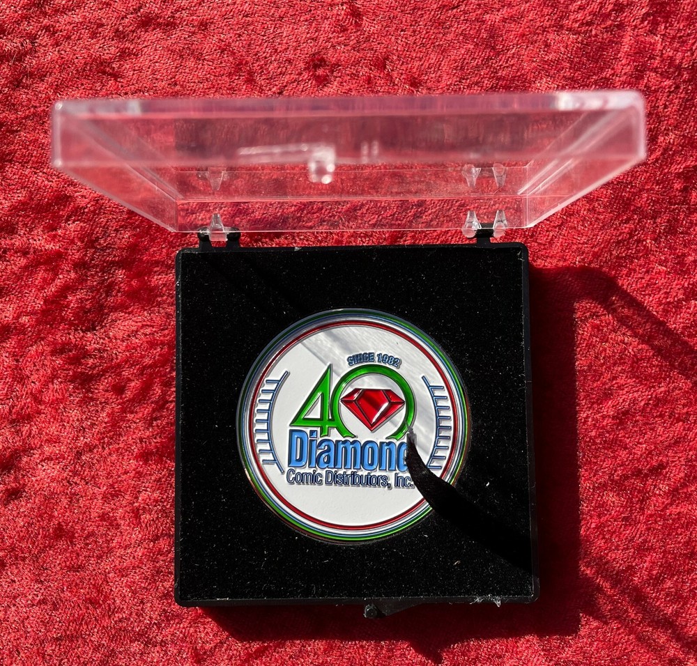 Diamond Comic Distributors 40th Anniversary Challenge Coin
