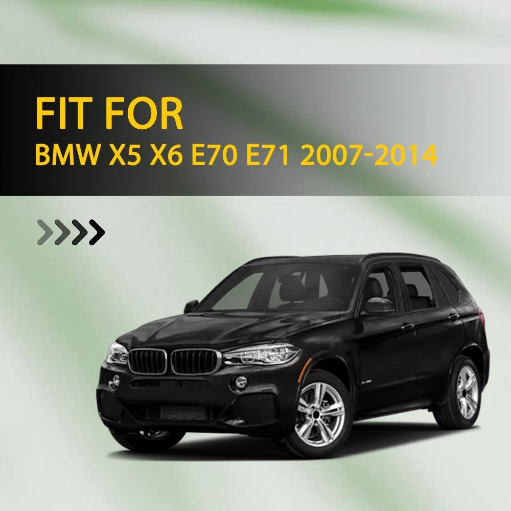 2pcs For 2007-2014 BMW X5 X6 E70 E71 Cup Console Holder Roller Blind Cover Tray