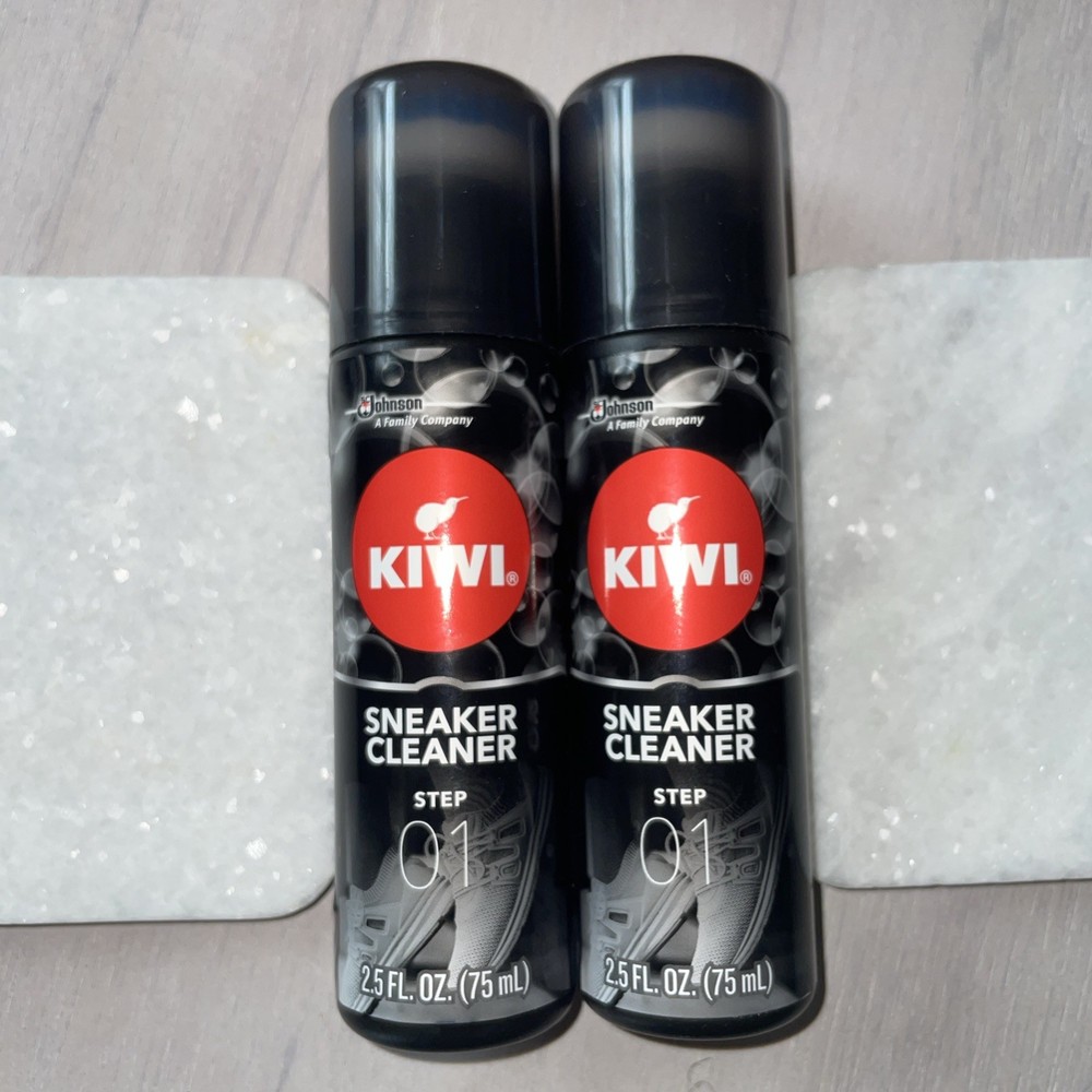 2 Pack Kiwi Sneaker Cleaner Step 01 2.5oz.