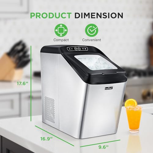 NUTRICHEF COUNTERTOP NUGGET ICE MAKER MACHINE - Computer Vision