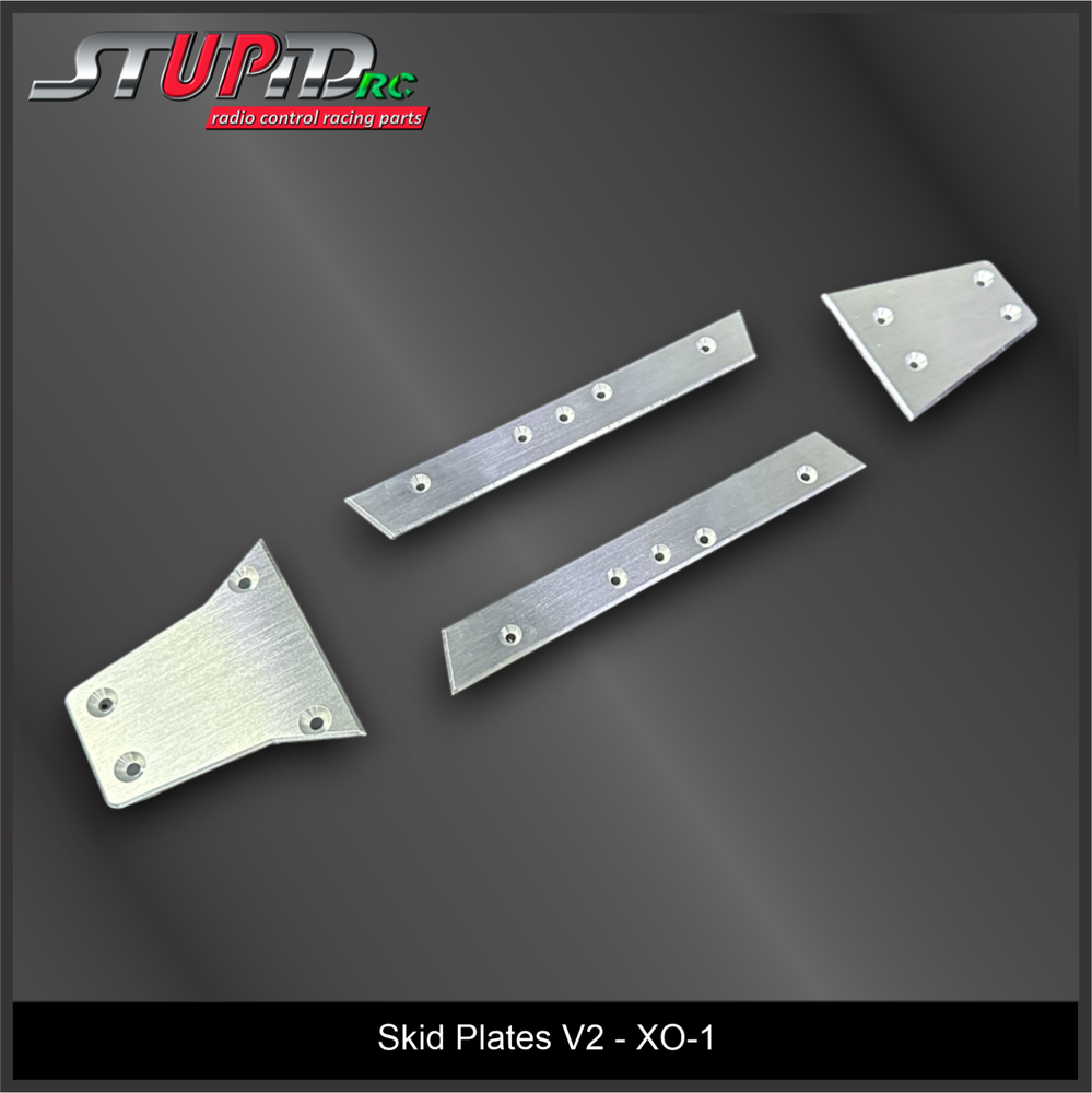 StupidRC XO-1 Compatible Skid Plates