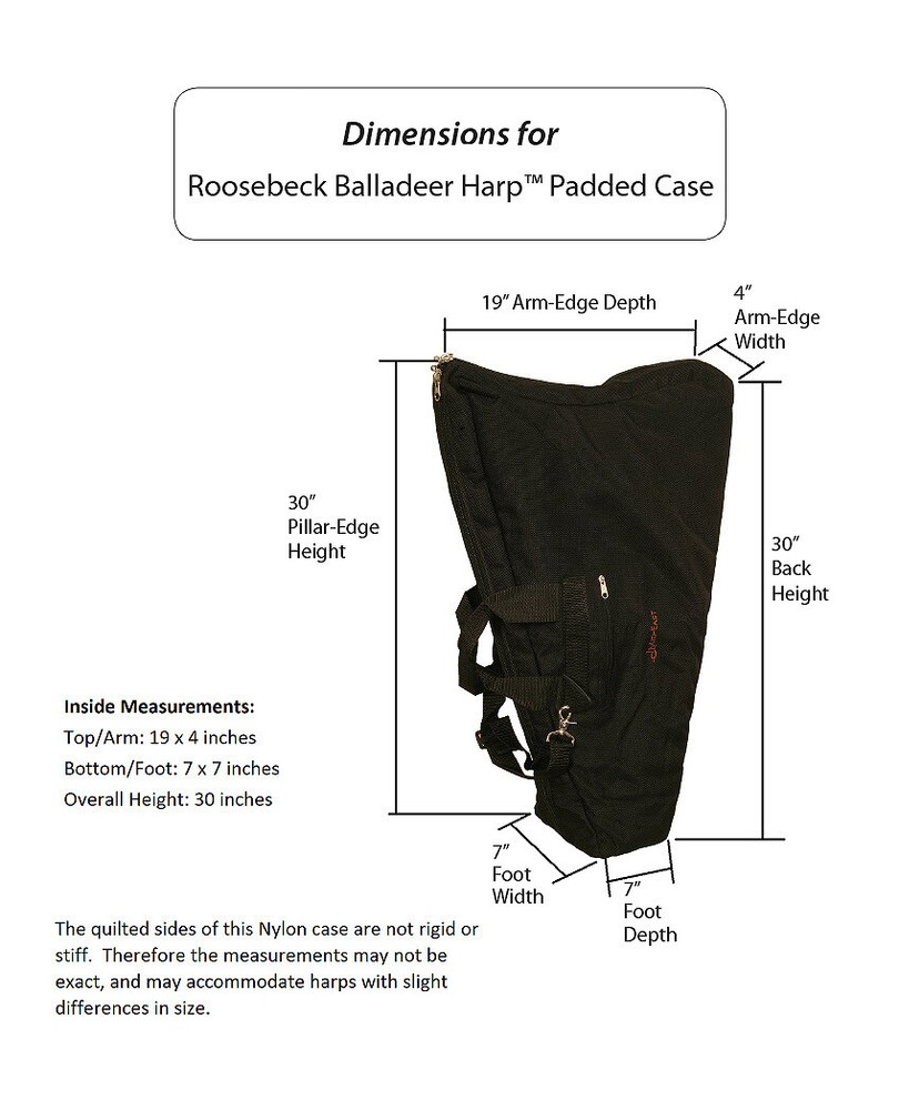 Balladeer Harp TM Padded Case