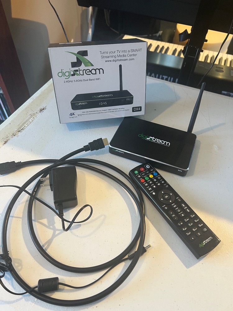 DigiXstream DX4 Quad Core 4K HD Streaming Player. Used
