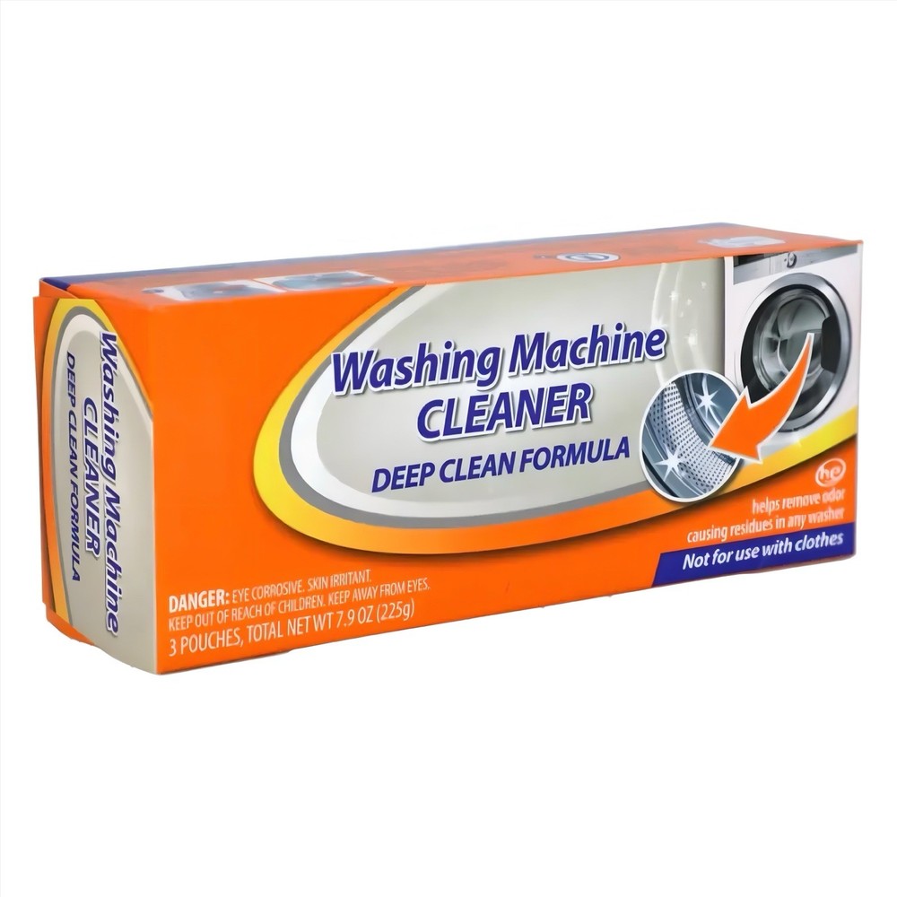 Home Washing Machine Deep Cleaner Pouches - 3 Count