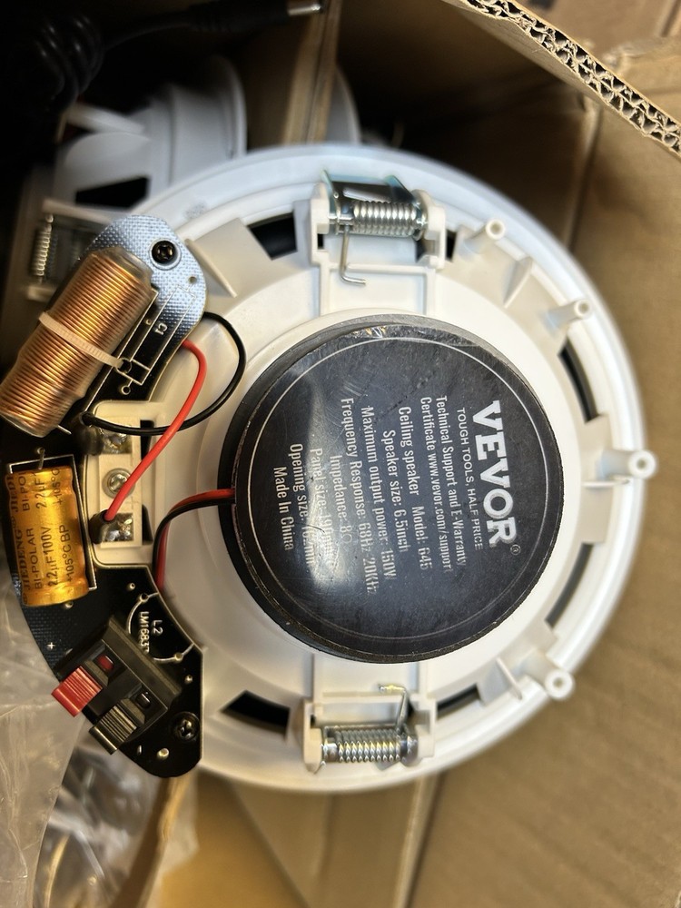 Vevor 6.5” 4 ceiling speaker Set