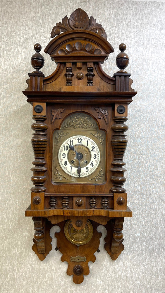 Stunning 1885 Antique Gustav Becker Wall Clock *