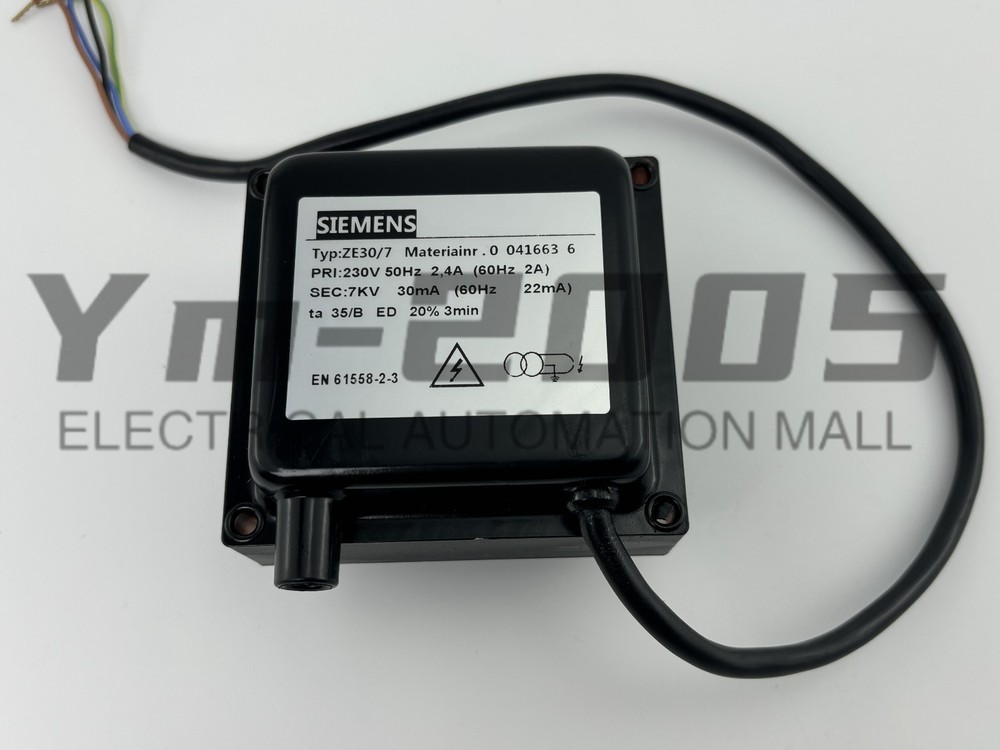 New 1PCS SIEMENS Ignition transformer ZE30/7