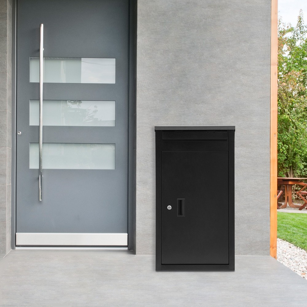 Outdoor Package Delivery Box for Outside Large Lockable Parcel Storage Drop Box