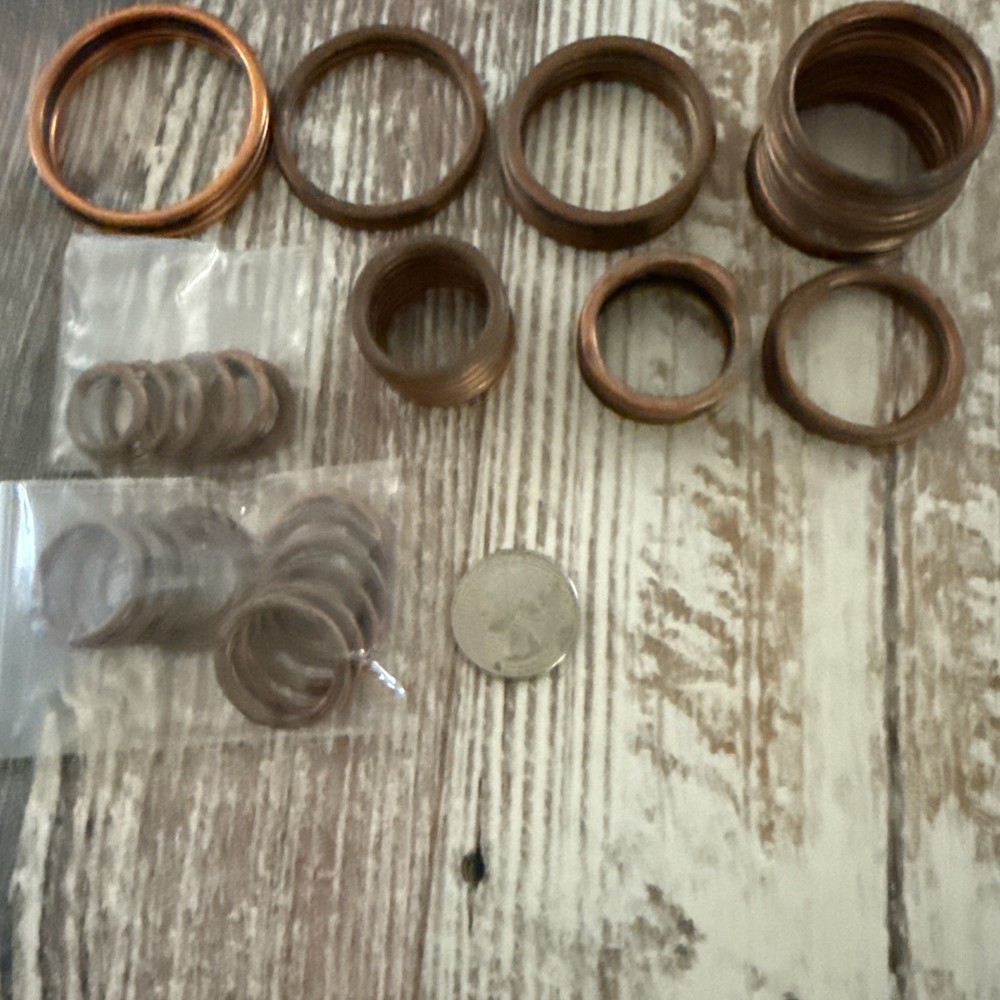 Crushed Gaskets this is for the lot