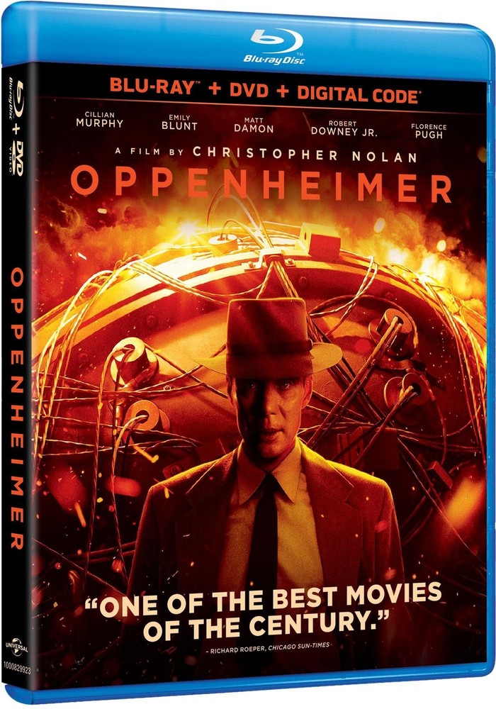 Oppenheimer Blu-ray NEW