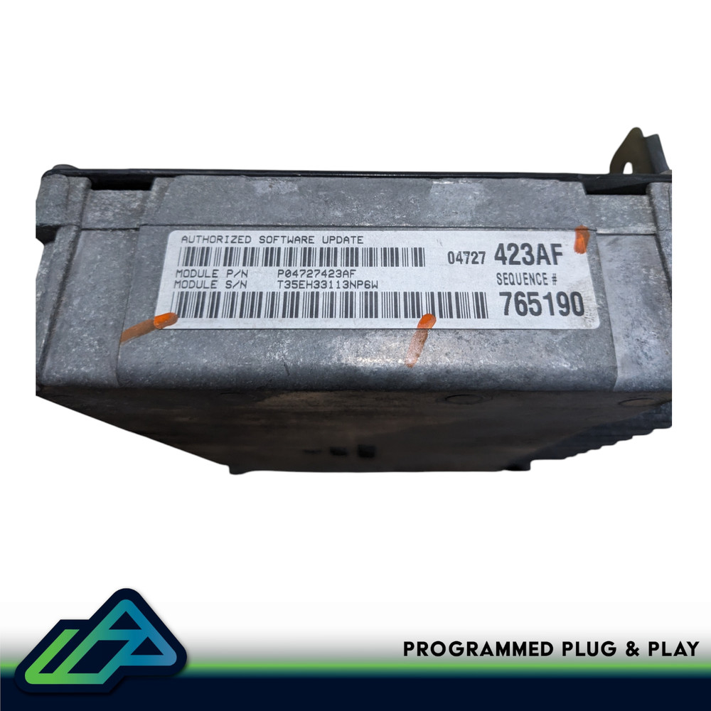 2002 Chrysler Town Country Caravan VIN PROGRAMMED ECU Engine Module 04727423AF