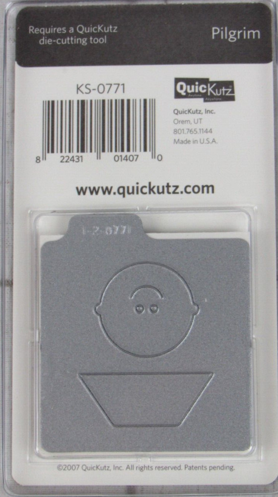 QuicKutz Pilgrim 2x2, 2 Cutting Die Set KS-0771