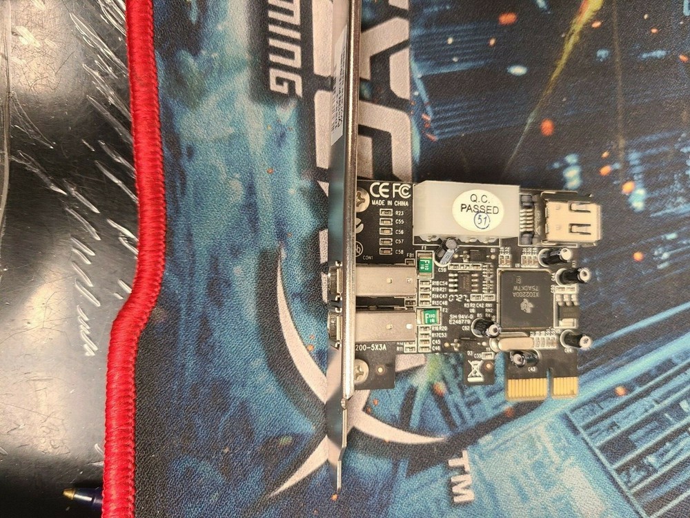 ADS TECHNOLOGIES Pyro 1394 PCIe API-316 REV.A WIREFIRE CARD, 2 INPUT