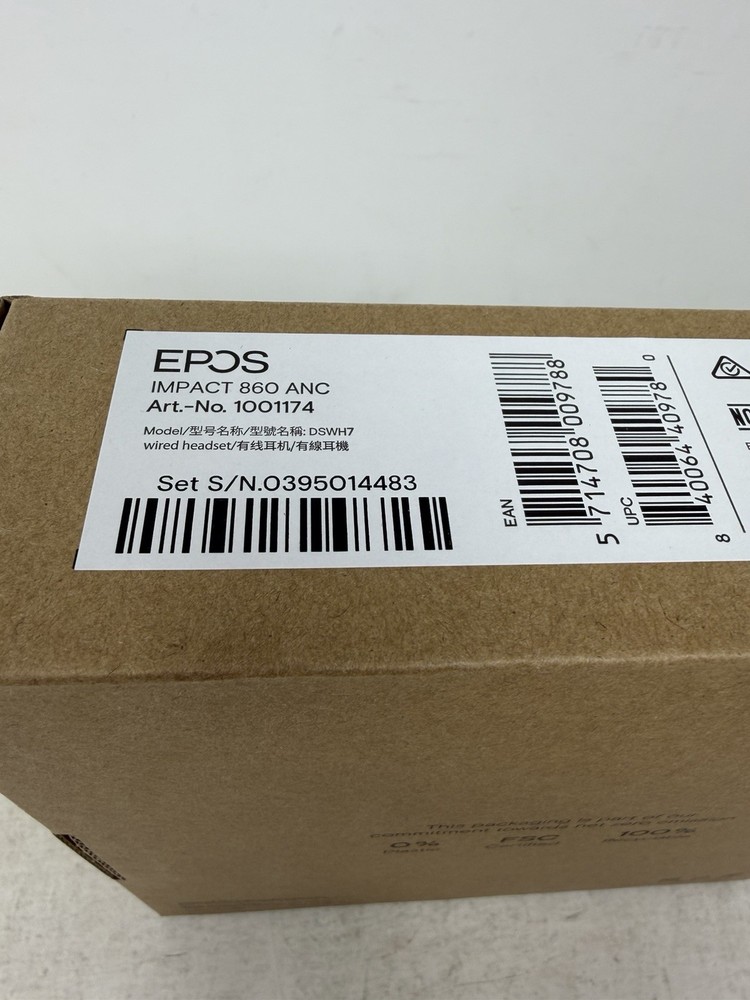 EPOS Impact 860 ANC Headset Microsoft Teams Active Noise Cancelation