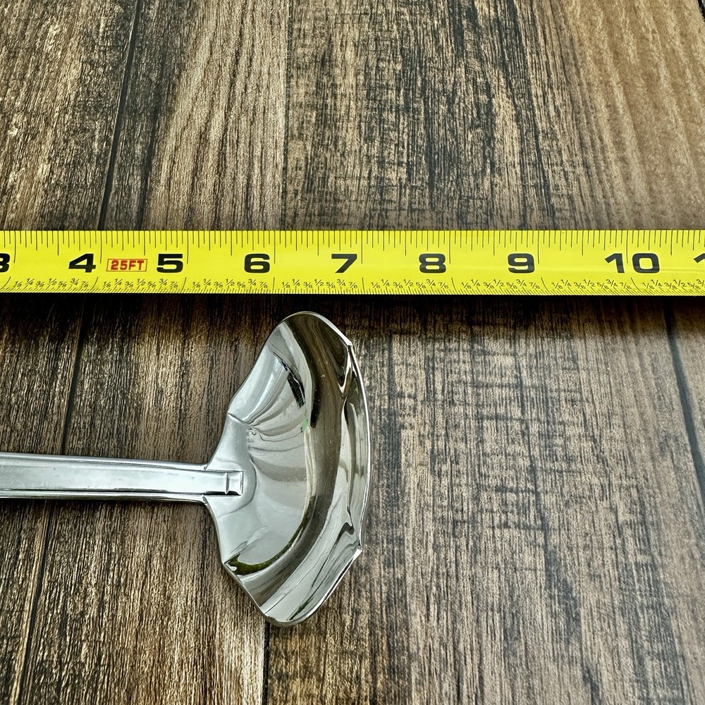 Oneida Etage Silver (1) Solid Gravy Ladle Stainless 7 1/4in Glossy Replacement
