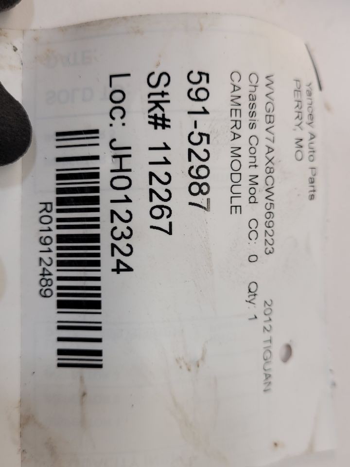 Park Assist Camera Control Module fits 2012 Volkswagen Tiguan Driver Assis