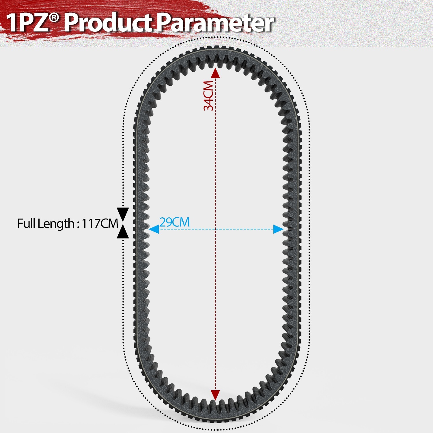 Drive Belt for OEM 3211186 POLARIS RANGER XP 1000 Pro XD RZR XP TURBO 2016-2024