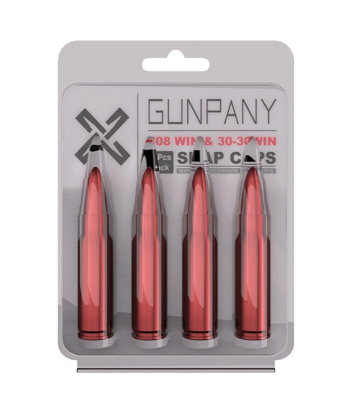 308 Winchester & 30-30 Winchester Training Dummy Snap Caps - 4pc