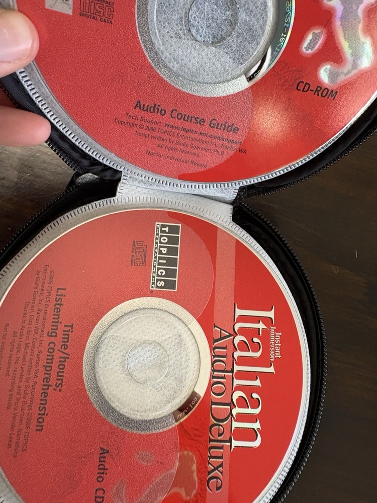 Italian Instant Immersion Learn The Language 10 CD Set - Free Ship