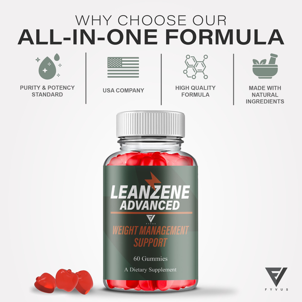 (5 Pack) Leanzene Weight Management, Leanzene Advanced Formula (300 Gummies)