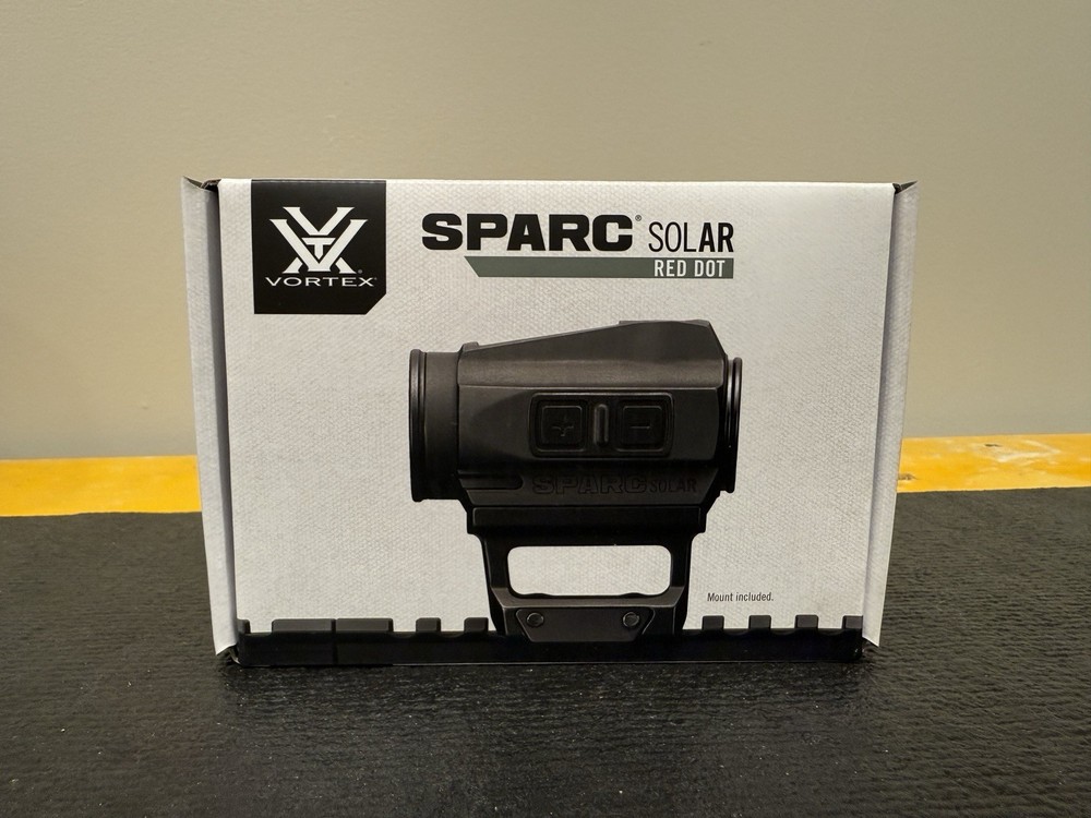 Vortex Sparc Solar Red Dot Sight 2 MOA Optic – Solar/Battery Pwrd Red Dot