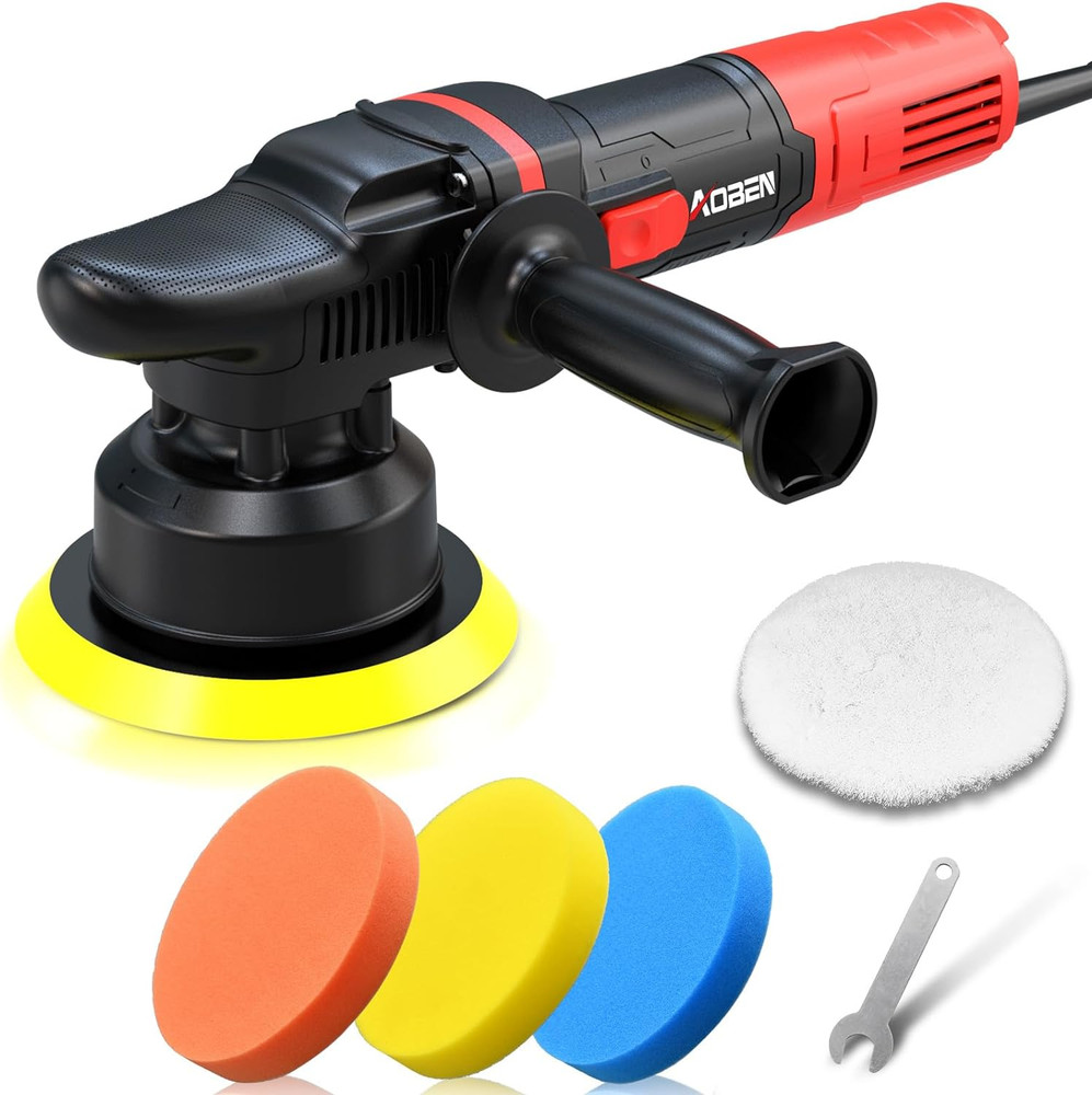 Car Buffer Polisher,6 Inch Dual Action Polisher,Random Buffer Polisher Kit with