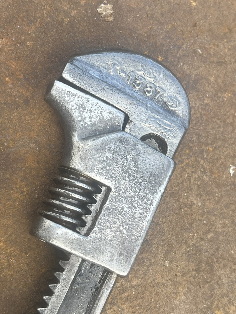 Antique Adjustable 9 inch Monkey Wrench, FORD T -1387