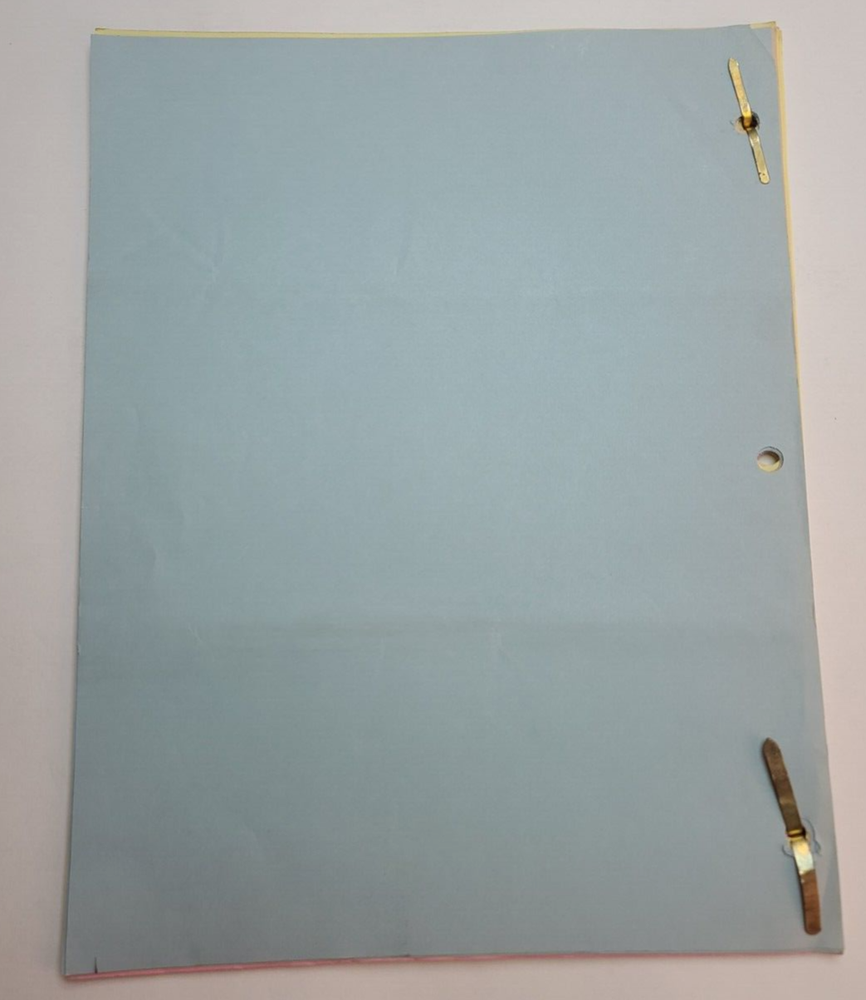 SQUARE PEGS / Andy Borowitz 1983 TV Script, Bill Murray "No Substitutions"