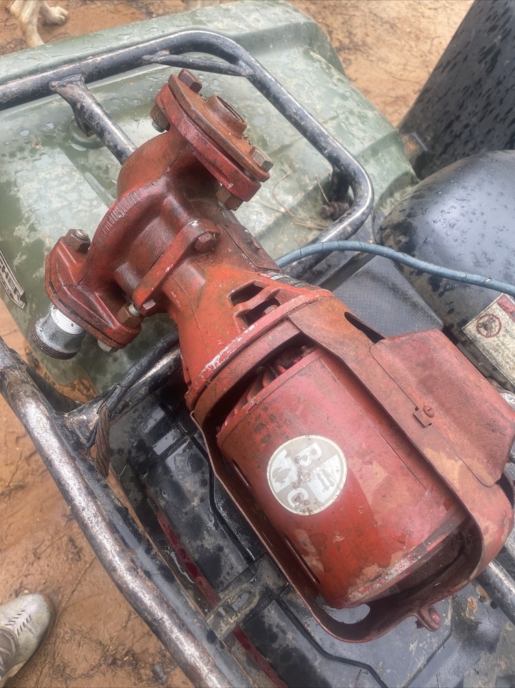 Flathead Bell & Gossett 100 Series  Booster Circulating Pump 1/12 HP   Untested