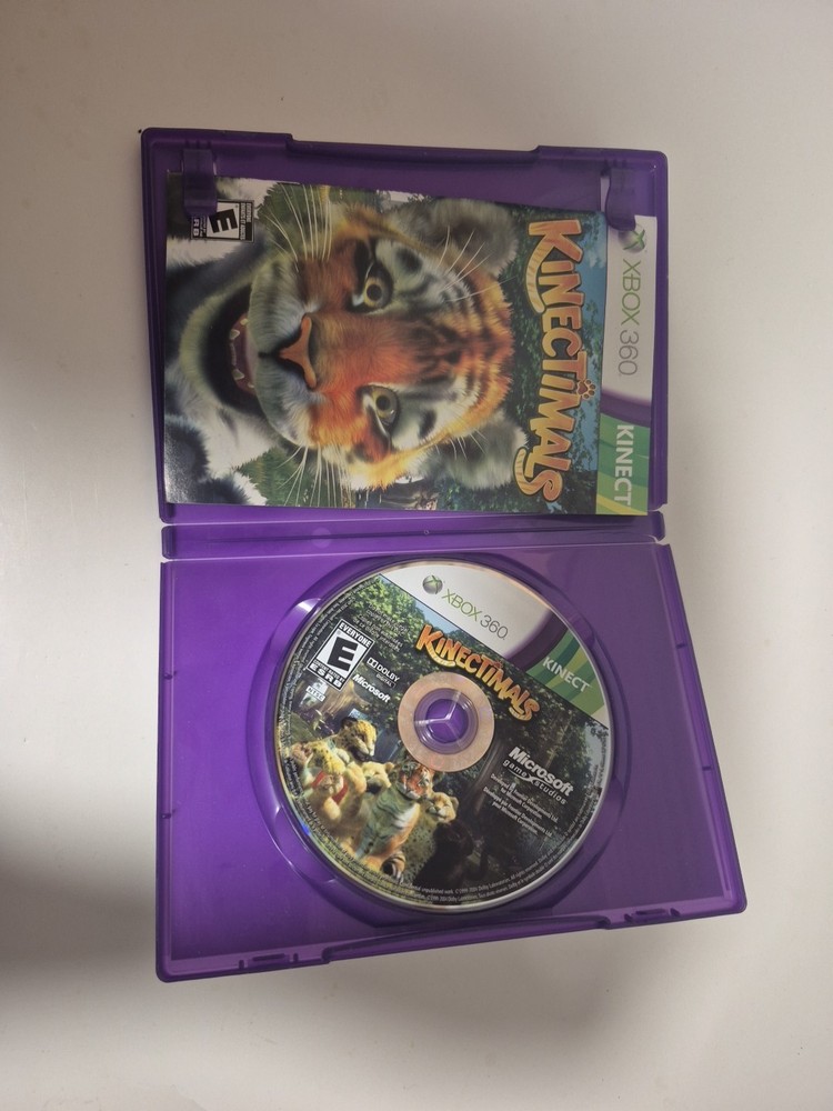 Microsoft Xbox 360 Kinect Sensor IN BOX Tested Bundle Working W/ 8 GAMES (PLB18)