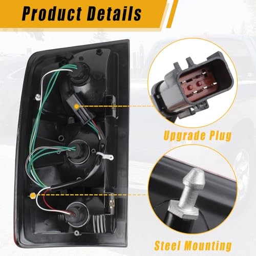 Tail Light Compatible With 2002 2003 2004 2005 2006 Dodge Ram Left Driver Side