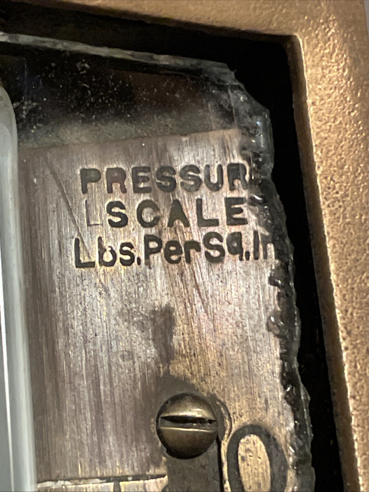 TAGLIABUE MFG CO. ANTIQUE BRASS STEAM THERMOMETER GAUGE NEW YORK VINTAGE