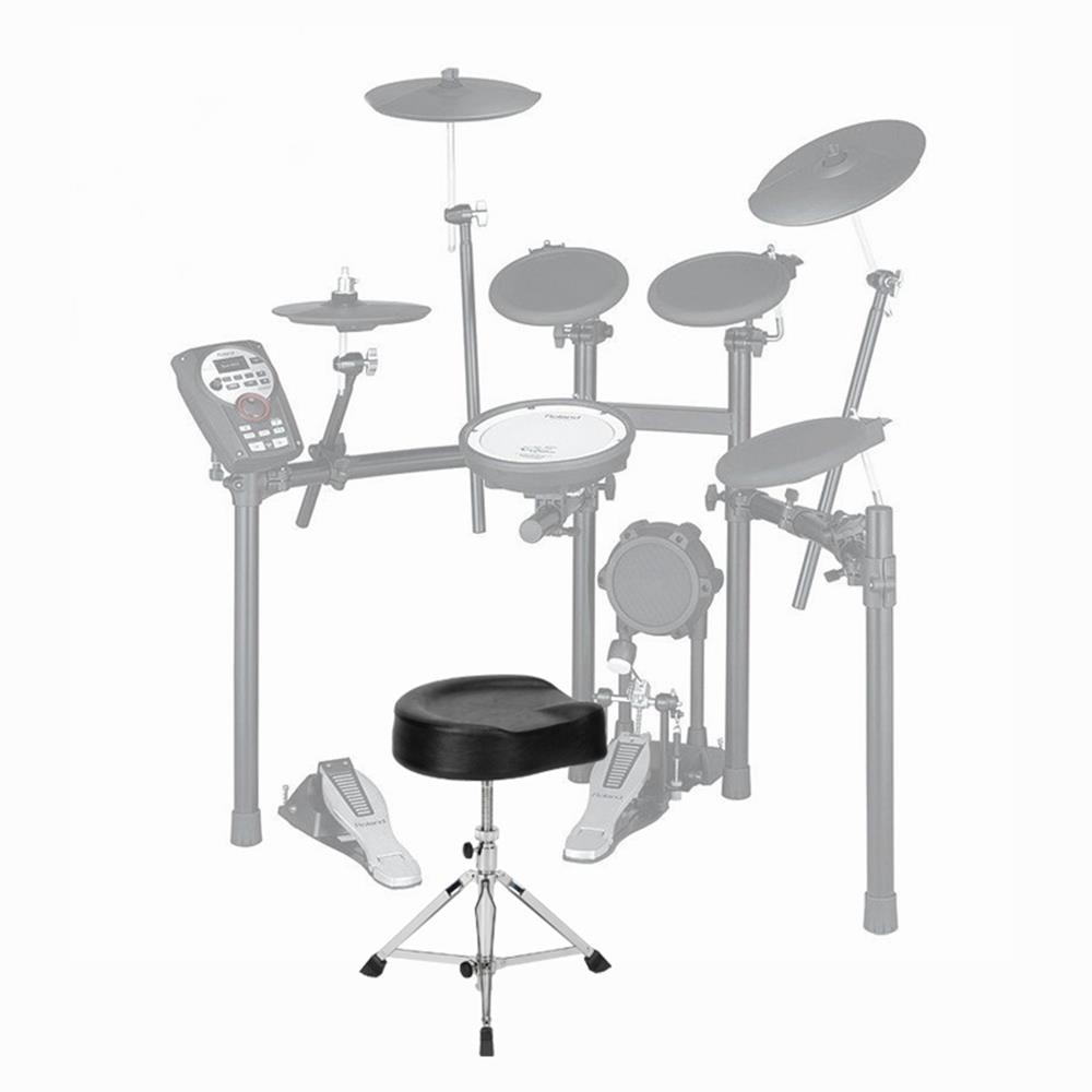 Large Saddle Drum Throne Stool 360° Round Seat Drum Chair Adjusted