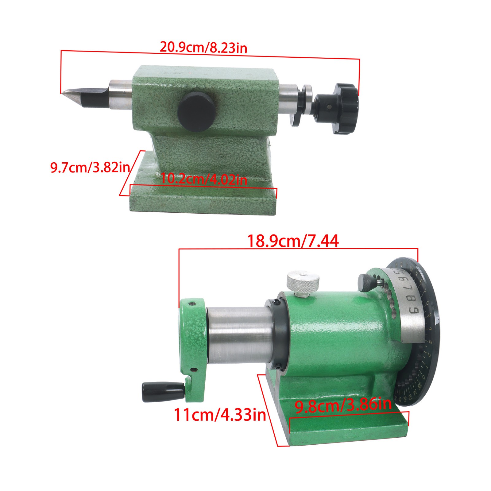 5C Spin Index Fixture With Tailstock Milling Grinder Driller Machine Indexing