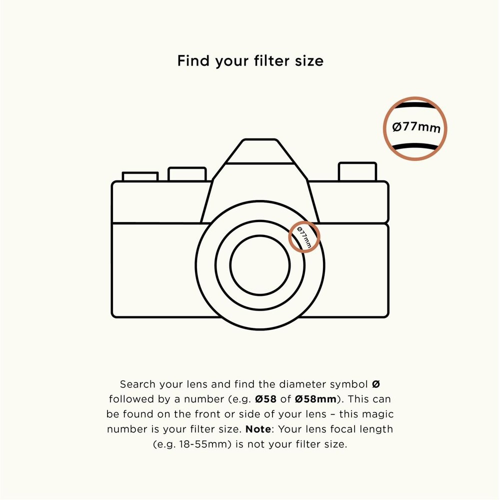 Urth 46mm Metal Lens Filter Caps