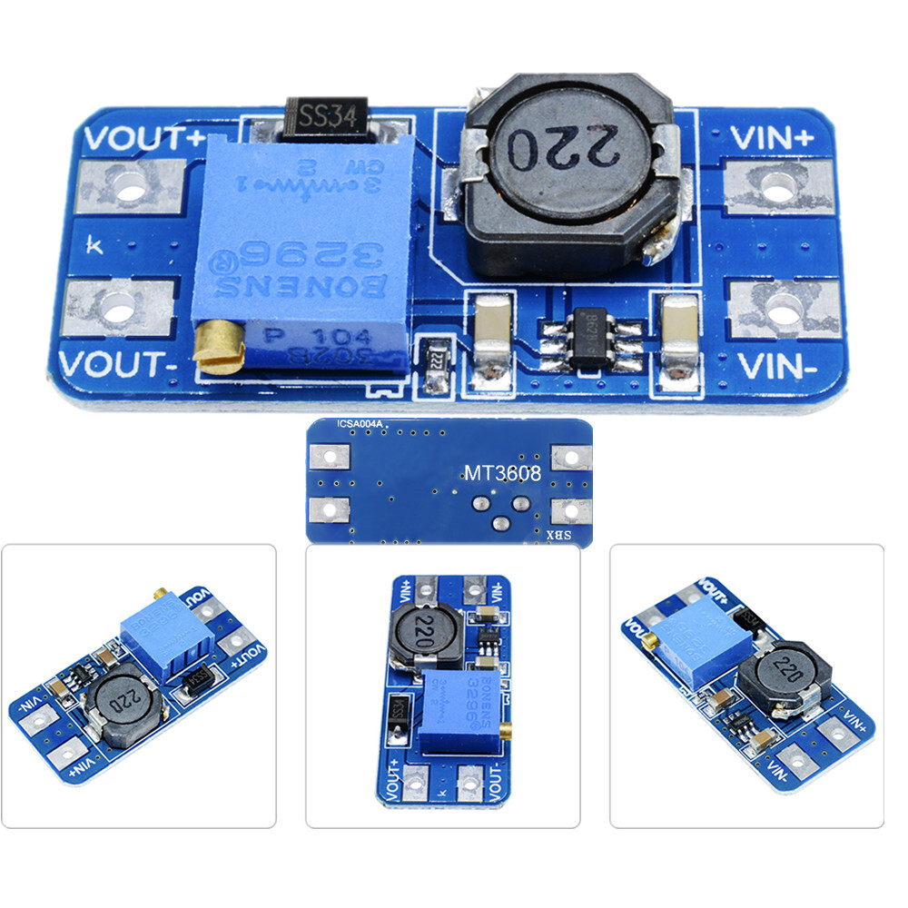 1/2/5/10PCS MT3608 DC-DC Step Up Power Apply Module Booster Power Module MAX 2A