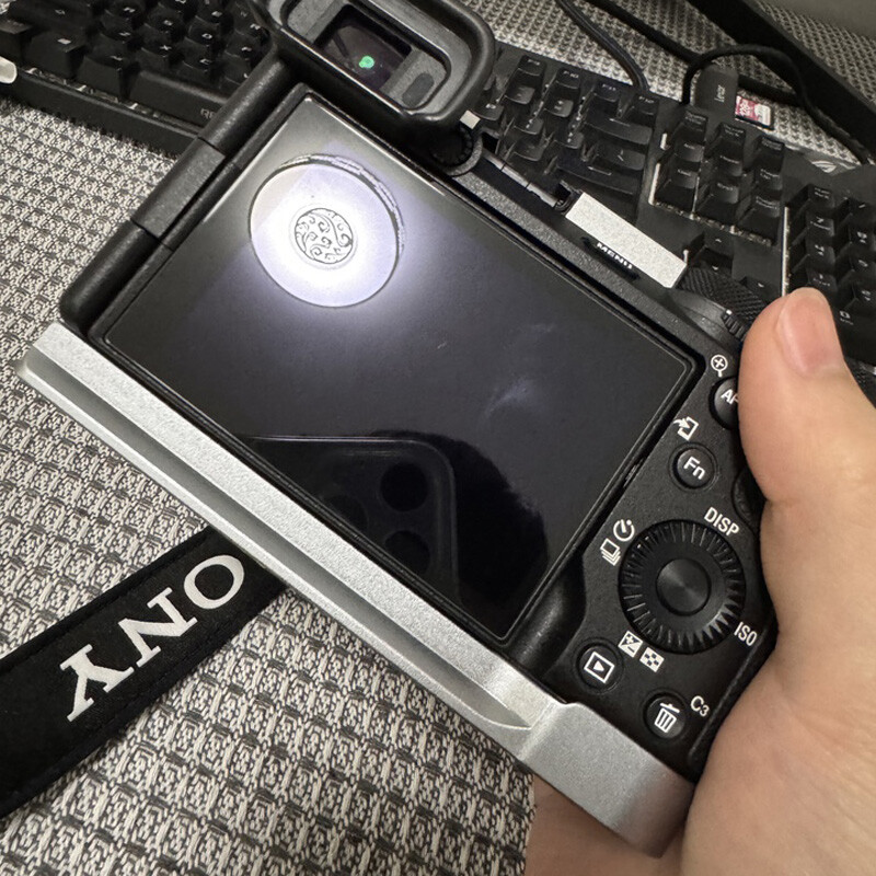 L Bracket For Sony A6700 Camera Extension Quick Release Plate Hand Grip