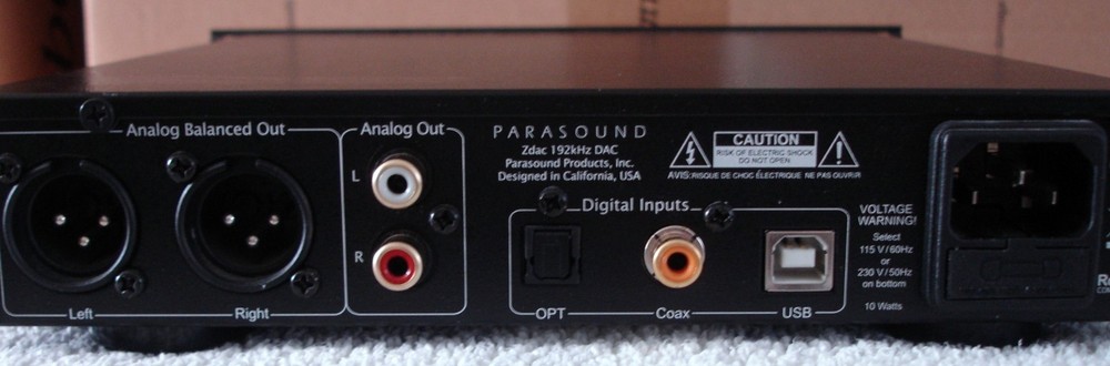 Parasound Z DAC