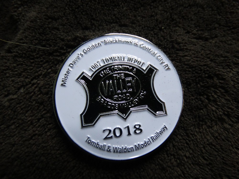 TOMBALL Model Railroader Railroad Collector Medallion