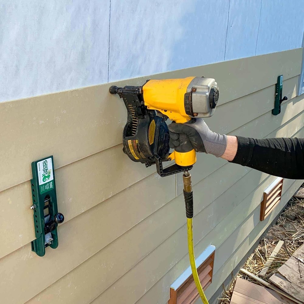 Hands-Free Siding Gauge Clips - Efficient Tool Set for 3/8-Inch Siding Projects