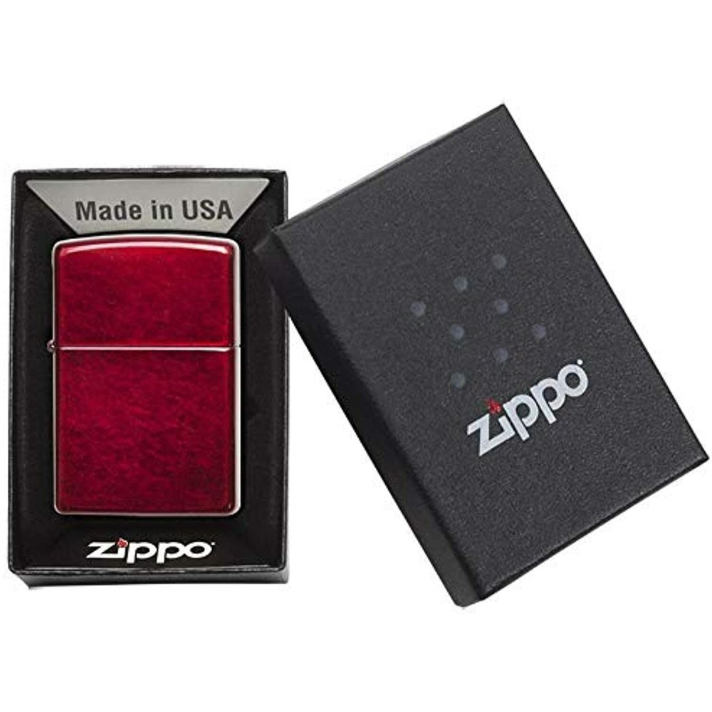 Zippo Candy Apple Red Pocket Lighter