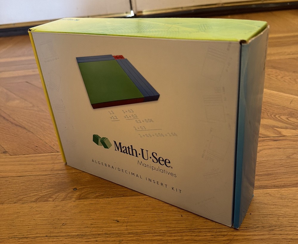 Math-U-See Manipulatives Algebra/Decimal Insert Kit