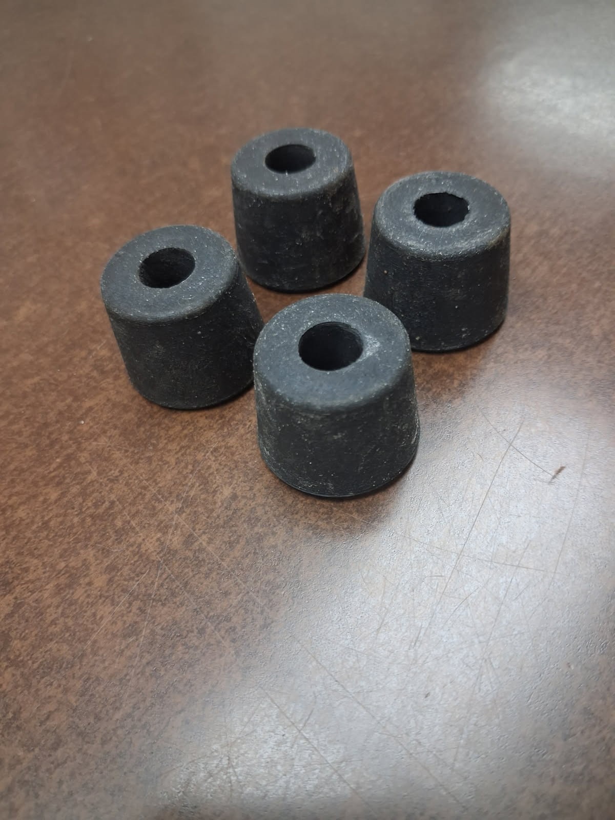 4 M1114 M1113 HMMWV armored door window bumpers rubber feet 1 x 7/8 x #10 screw