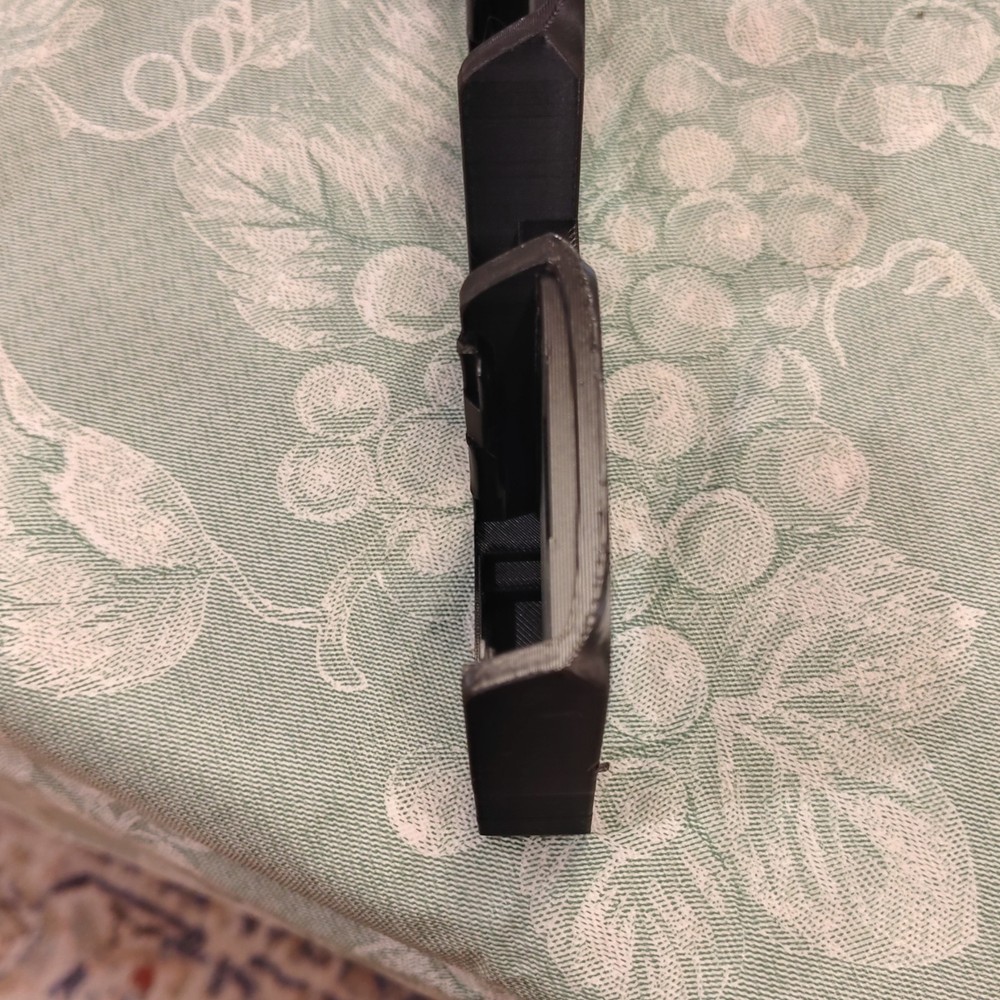 Black Dewalt battery holder, Wall Mountable