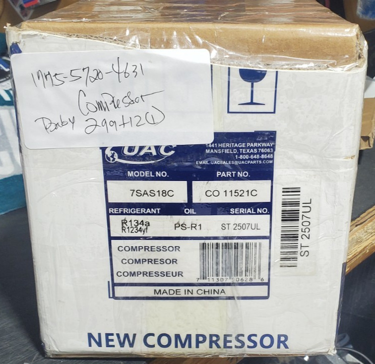 A/C Compressor-7sas18a Compressor Assembly UAC CO 11521C