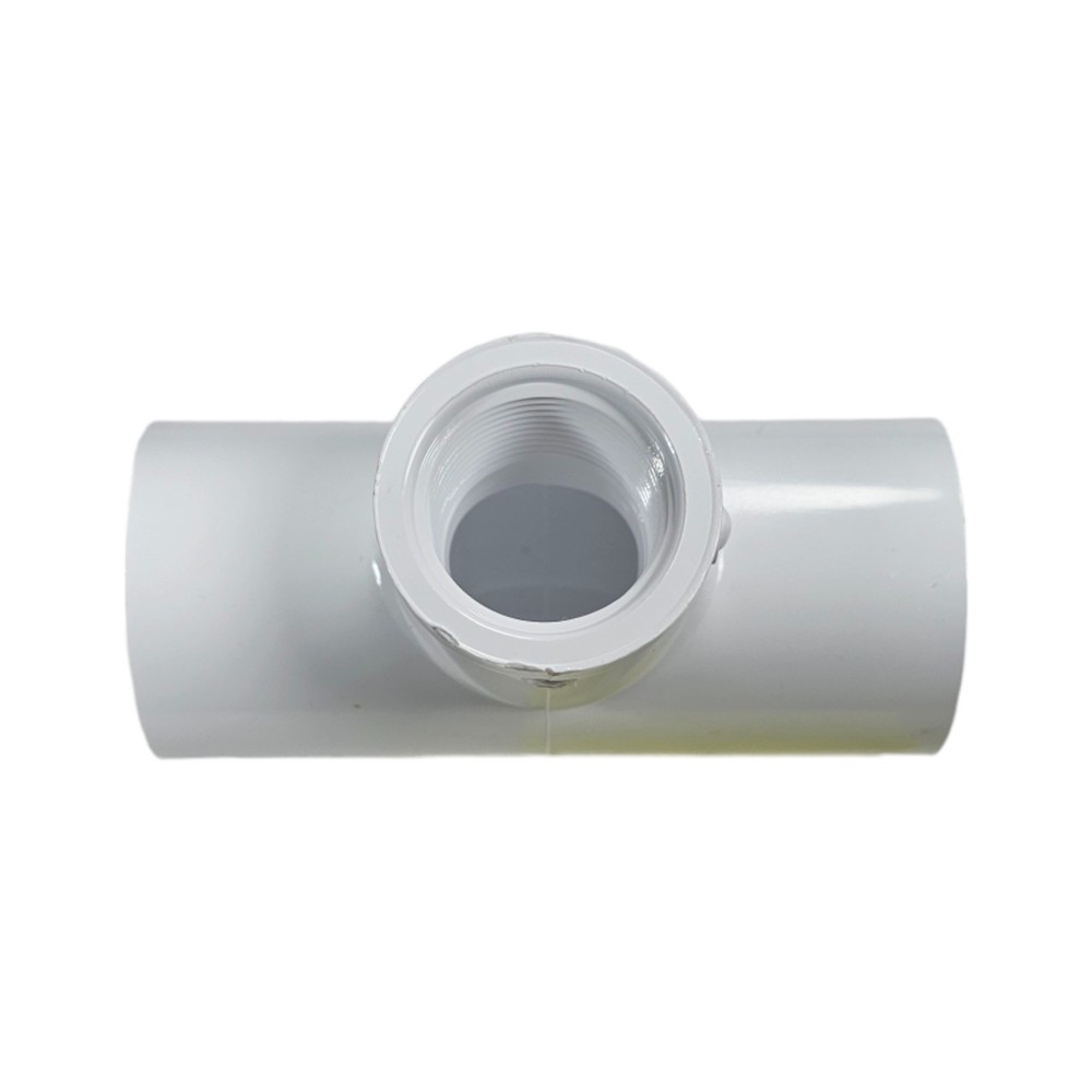 10 Pack PVC Combination Tee 1" x 3/4" Tee (SxSxT)